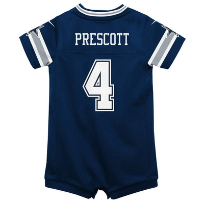 Shop Nike Infant  Dak Prescott Navy Dallas Cowboys Game Jersey Romper