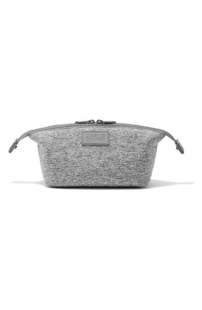 Shop Dagne Dover Hunter Small Neoprene Toiletry Bag In Heather Grey