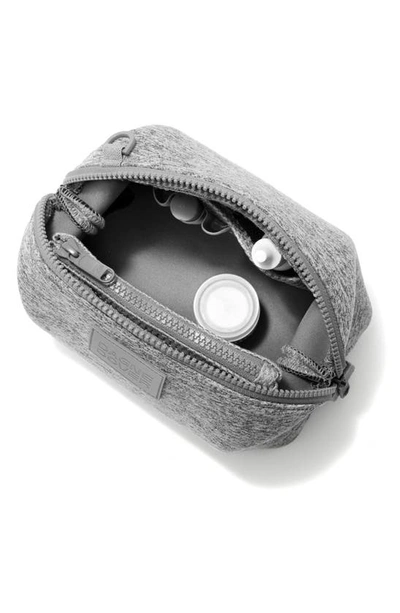 Dagne Dover Small Hunter Water Resistant Toiletry Bag In Heather Grey