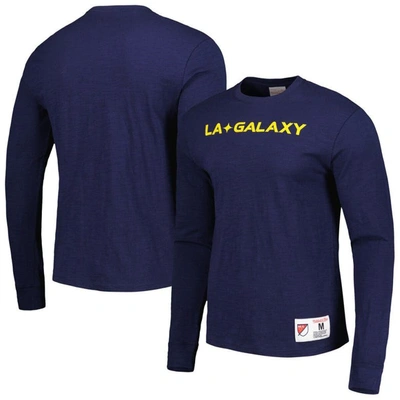 Shop Mitchell & Ness Navy La Galaxy Legendary Long Sleeve T-shirt