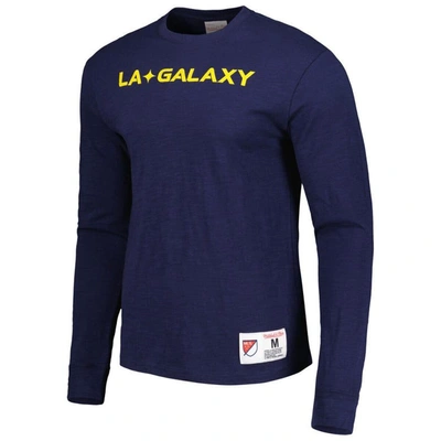 Shop Mitchell & Ness Navy La Galaxy Legendary Long Sleeve T-shirt