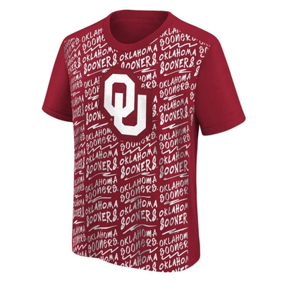 Shop Outerstuff Youth Crimson Oklahoma Sooners Exemplary T-shirt