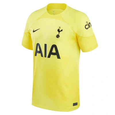 Shop Nike Yellow Tottenham Hotspur 2022/23 Stadium Replica Goalkeeper Jersey