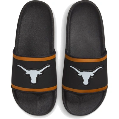 Shop Nike Texas Longhorns Off-court Wordmark Slide Sandals In Black