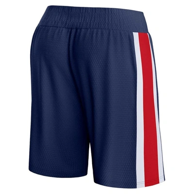 Shop Fanatics Branded Navy New Orleans Pelicans Referee Iconic Mesh Shorts