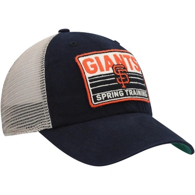 Shop 47 ' Black/tan San Francisco Giants Four Stroke Clean Up Trucker Snapback Hat