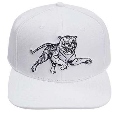 Shop Pro Standard White Jackson State Tigers Mascot Evergreen Wool Snapback Hat