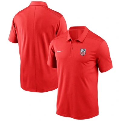 Shop Nike Red Usmnt Victory Performance Polo