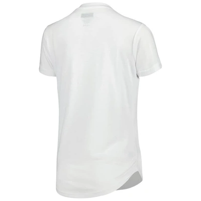 Shop Concepts Sport White/charcoal Cleveland Browns Sonata T-shirt & Leggings Sleep Set