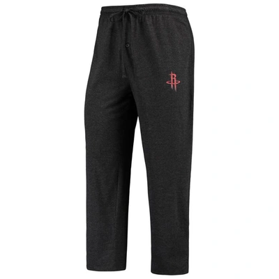 Shop Concepts Sport Black/red Houston Rockets Long Sleeve T-shirt & Pants Sleep Set