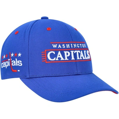 Shop Mitchell & Ness Blue Washington Capitals Lofi Pro Snapback Hat