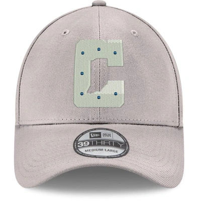 Shop New Era Gray Indianapolis Colts Secondary Logo 39thirty Flex Hat