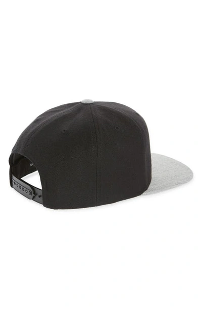 Brixton Oath Iii Snapback Baseball Cap In Black