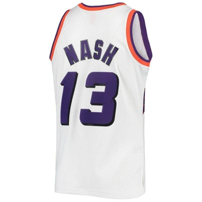 Shop Mitchell & Ness Steve Nash White Phoenix Suns 2001/02 Hardwood Classics Swingman Jersey