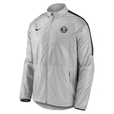 Shop Nike Gray Club America Academy Awf Full-zip Jacket