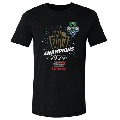 Shop 500 Level Black Seattle Sounders Fc 2022 Concacaf Champions League Champions T-shirt