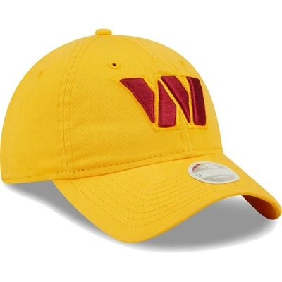 Shop New Era Gold Washington Commanders Core Classic 2.0 9twenty Adjustable Hat