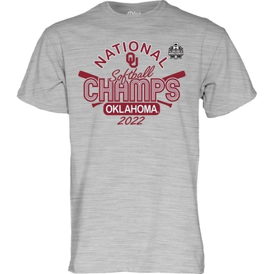 Shop Blue 84 College World Series Champions T-shirt In Heather Gray