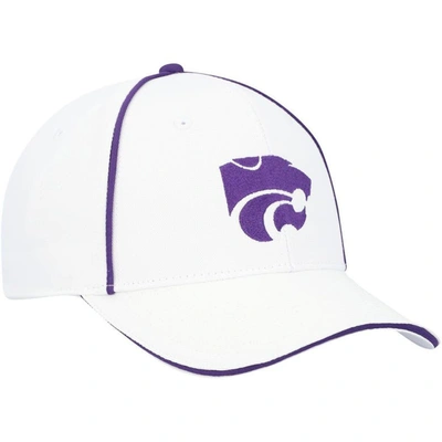 Shop Colosseum White Kansas State Wildcats Take Your Time Snapback Hat