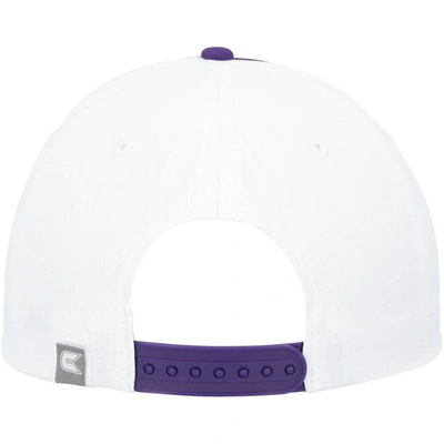 Shop Colosseum White Kansas State Wildcats Take Your Time Snapback Hat