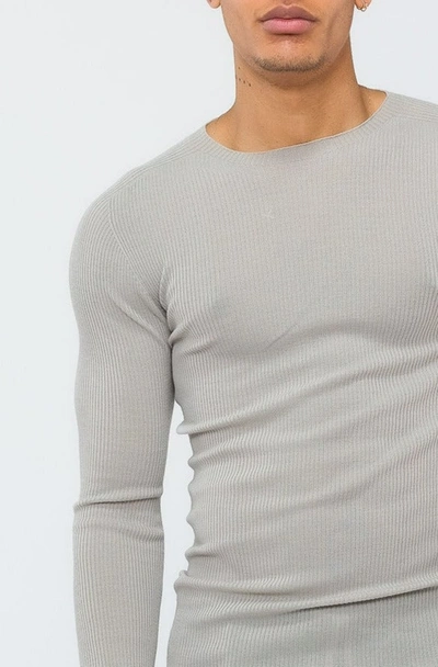 Shop Rick Owens Ribbed Round Neck In Xxl