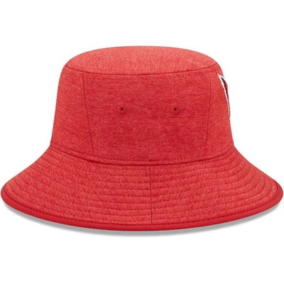 Shop New Era Heather Cardinal Arizona Cardinals Bucket Hat