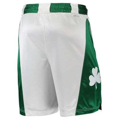 Shop Nike White/kelly Green Boston Celtics 2021/22 Classic Edition Swingman Performance Shorts