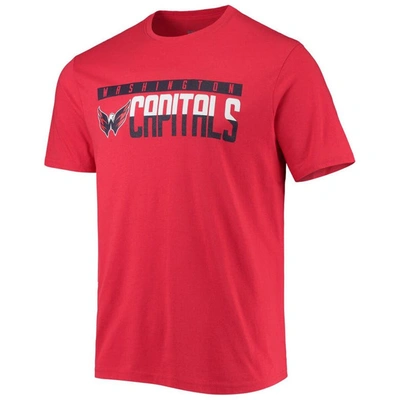 Shop Levelwear Red Washington Capitals Richmond Wordmark T-shirt