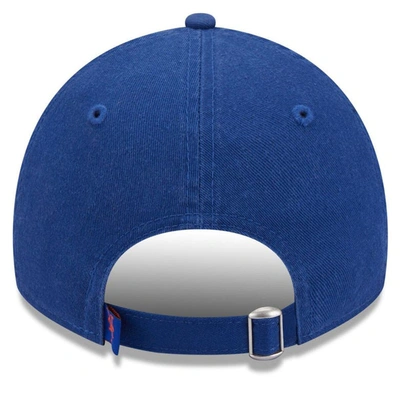 Shop New Era Royal New York Mets Leaves 9twenty Adjustable Hat