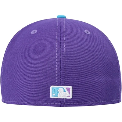 Shop New Era Purple Washington Nationals Vice 59fifty Fitted Hat