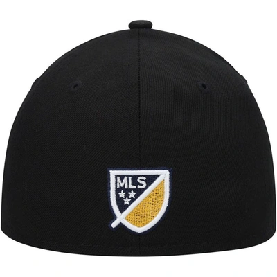 Shop New Era Black La Galaxy Primary Logo Low Profile 59fifty Fitted Hat