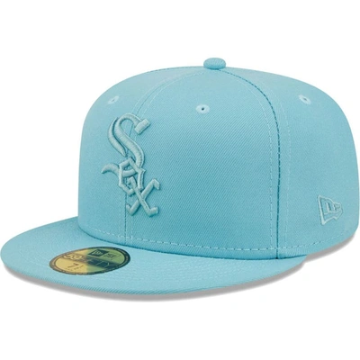 Shop New Era Light Blue Chicago White Sox Color Pack 59fifty Fitted Hat