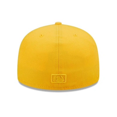 Shop New Era Gold San Francisco Giants Tonal 59fifty Fitted Hat