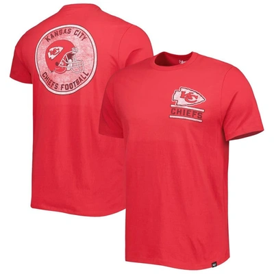 Shop 47 ' Red Kansas City Chiefs Open Field Franklin T-shirt