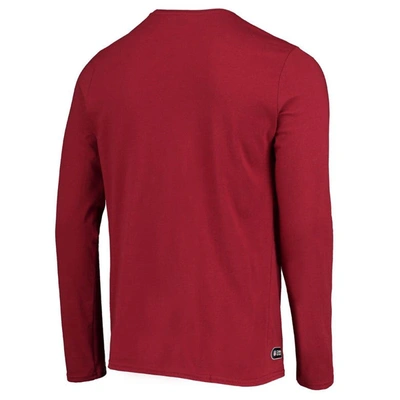 Shop New Era Cardinal Arizona Cardinals Combine Authentic Static Abbreviation Long Sleeve T-shirt