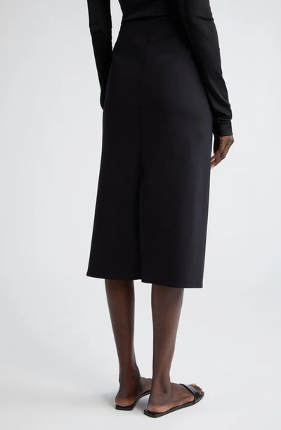 Shop The Row Alumo Straight Fit Skirt In Black