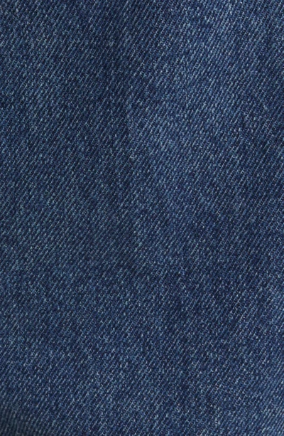 Ptcl Foldover Waist Wide Leg Cargo Jeans In Dark Wash