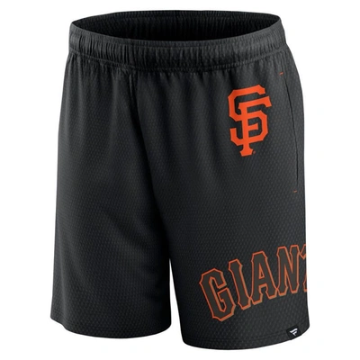 Shop Fanatics Branded  Black San Francisco Giants Clincher Mesh Shorts