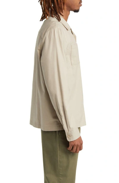 Shop Saturdays Surf Nyc Marco Long Sleeve Button-up Shirt In Classic Khaki