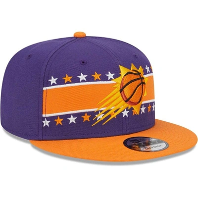 Shop New Era Purple Phoenix Suns Banded Stars 9fifty Snapback Hat