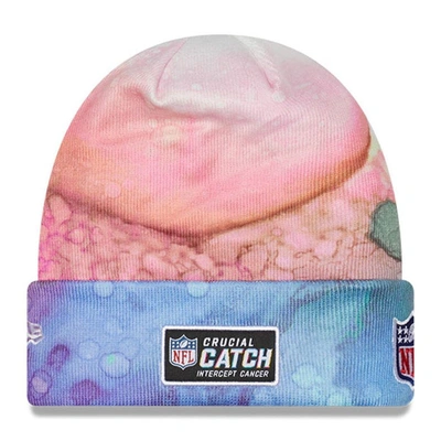 Shop New Era Pink Green Bay Packers 2022 Nfl Crucial Catch  Knit Hat