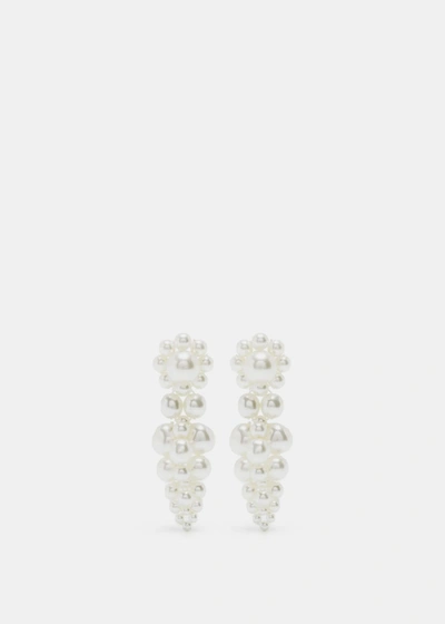 Shop Simone Rocha Mini Pearl Cluster Earring