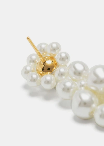 Shop Simone Rocha Mini Pearl Cluster Earring