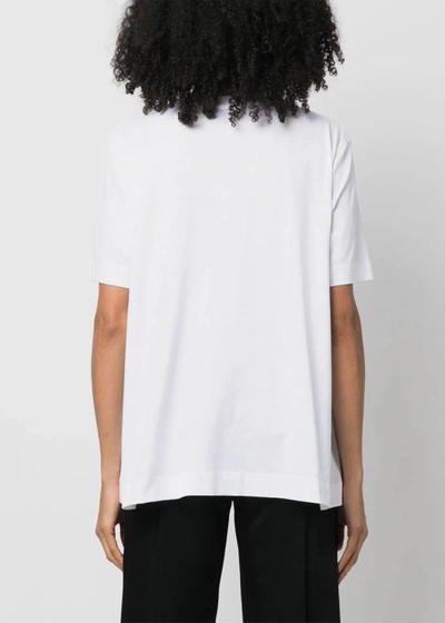 Shop Simone Rocha White Bow Detail T-shirt