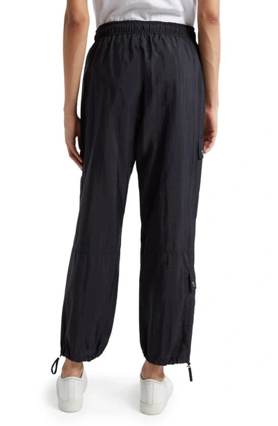 Cinq À Sept Nitsan Tie-cuff Cargo Pants In Black