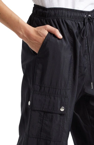 Cinq À Sept Nitsan Tie-cuff Cargo Pants In Black