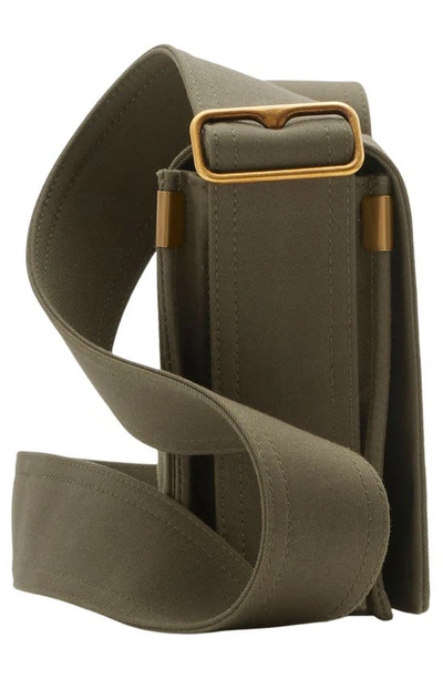 Burberry Trench Crossbody Bag In Olive