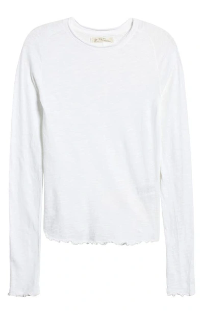 Shop Free People Be My Baby Long Sleeve Knit Top In Ivory