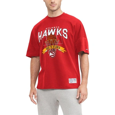 Shop Tommy Jeans Red Atlanta Hawks Tim Backboard T-shirt