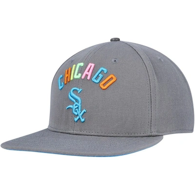 Shop Pro Standard Gray Chicago White Sox Washed Neon Snapback Hat